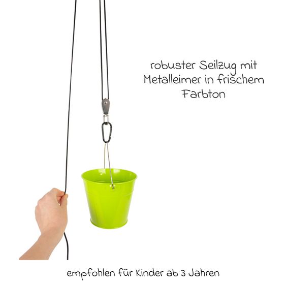 small foot Paranco con secchiello - Verde