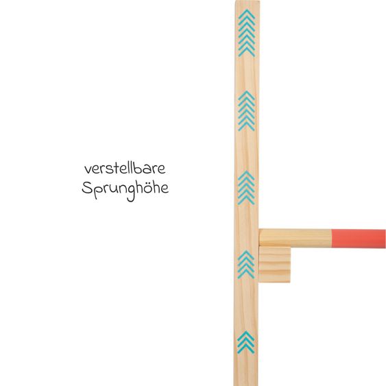 small foot Cavallo a dondolo Hobby Horsing Nico con Ostacolo Active - Braun