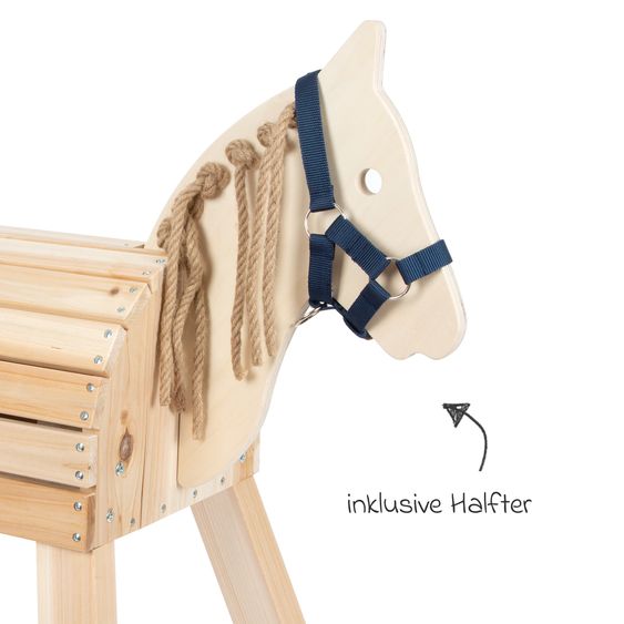 small foot Holzpferd kompakt für kleinerer Kinder - Beige