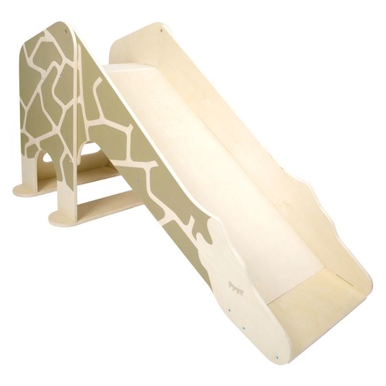 small foot Indoor Slide Giraffe Wildlife made of wood - Natur