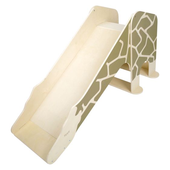 small foot Indoor Slide Giraffe Wildlife made of wood - Natur