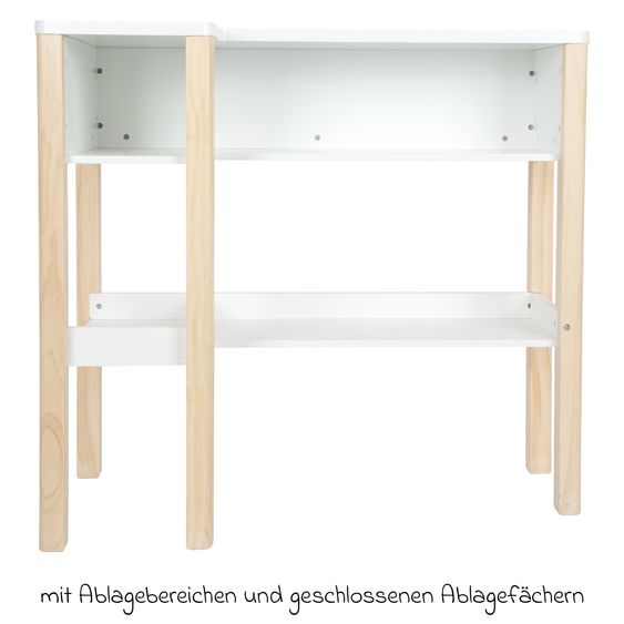 small foot Kaufladen Fresh mit Stoffmarkise inkl. Tafel - Weiß