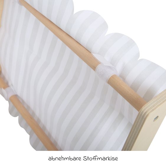 small foot Kaufladen Fresh mit Stoffmarkise inkl. Tafel - Weiß