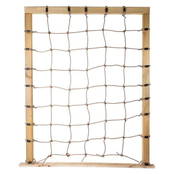 small foot Kletternetz mit Achterhaken 200 x 150 cm - Natur