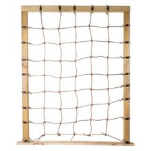 Kletternetz mit Achterhaken 200 x 150 cm - Natur