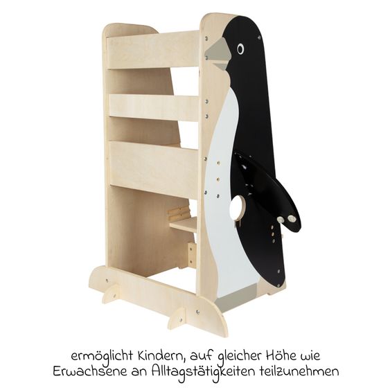 small foot Learning and Observation Tower Pinguin up to 50 kg load capacity - Wildlife