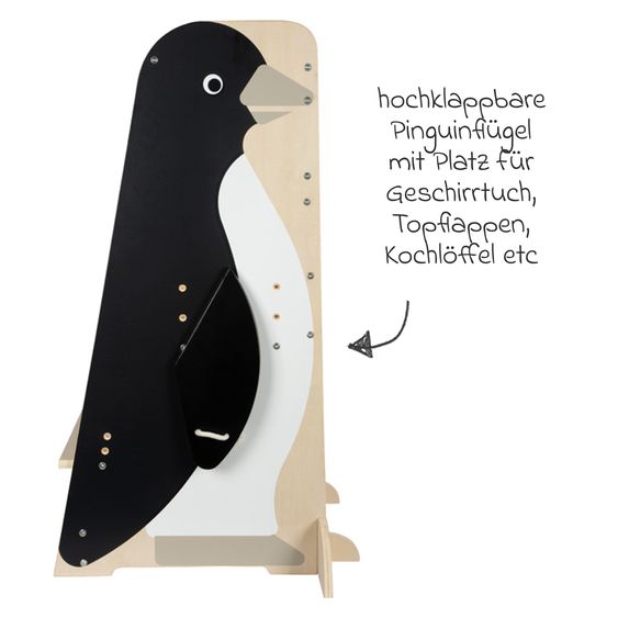 small foot Learning and Observation Tower Pinguin up to 50 kg load capacity - Wildlife