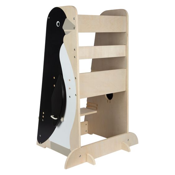 small foot Learning and Observation Tower Pinguin up to 50 kg load capacity - Wildlife