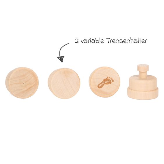 small foot Pferdestall aus Holz für 2 Steckenpferde - Hobby Horse - Natur