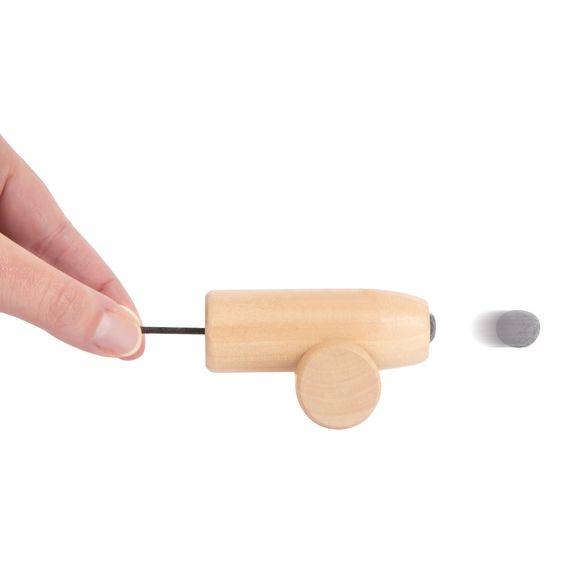 small foot Piratenschiff für Biegepuppen inkl. Beiboot, Schatztruhe & Zubehör - Braun