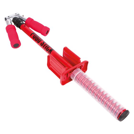 small foot Pogo Stick Variabel mit gepolsterte und rutschfeste Griffe - Rot