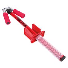 Pogo Stick Variabel mit gepolsterte und rutschfeste Griffe - Rot
