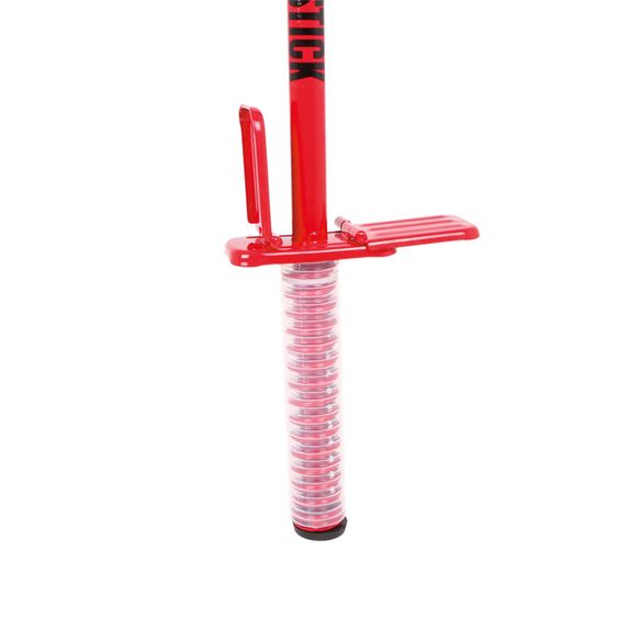 small foot Pogo Stick Variabel mit gepolsterte und rutschfeste Griffe - Rot
