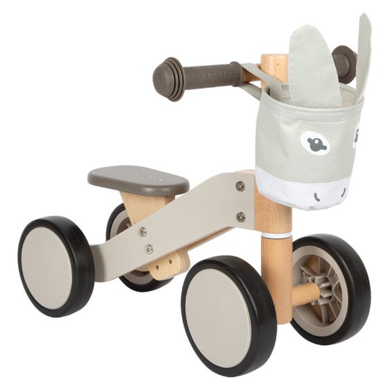 small foot Ride-on toy Donkey incl. handlebar bag - Grey