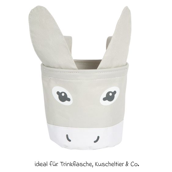 small foot Rutscher Esel inkl. Lenkertasche - Grau