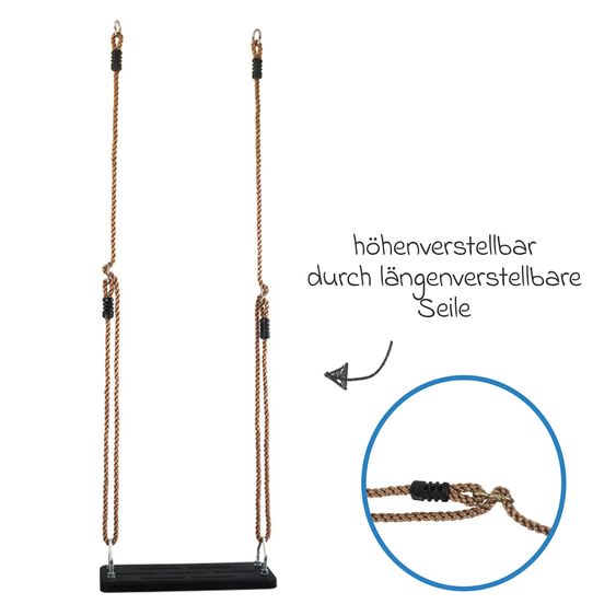 small foot Schaukel bis 100 kg belastbar - Braun