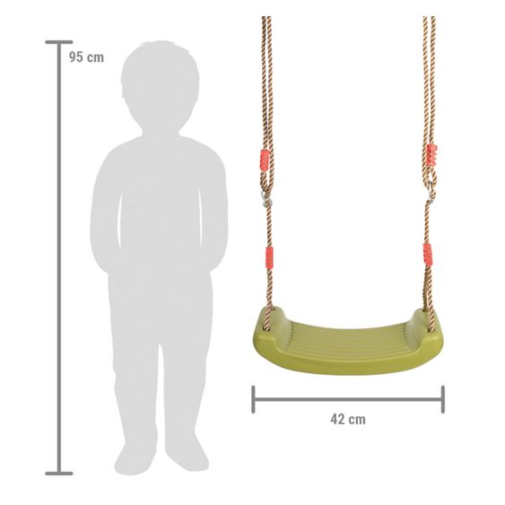 small foot Schaukel Himmelsstürmer bis 100 kg belastbar - Grün