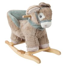 Schaukeltier Esel mit Sitz - Grau