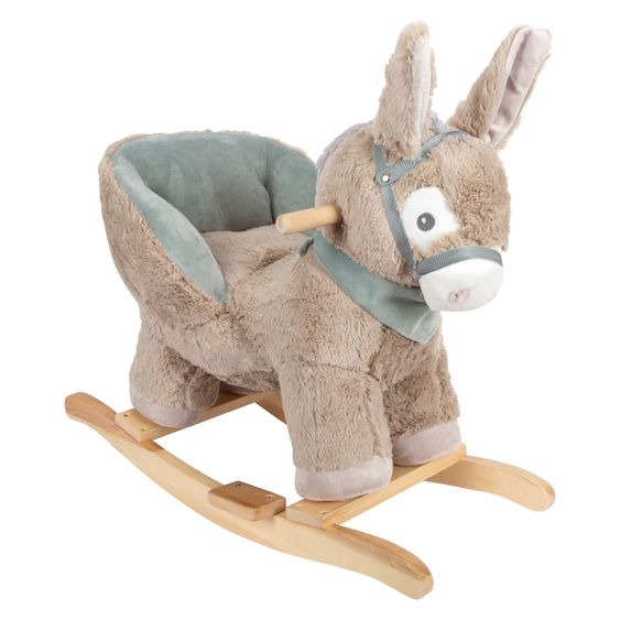 small foot Schaukeltier Esel mit Sitz - Grau