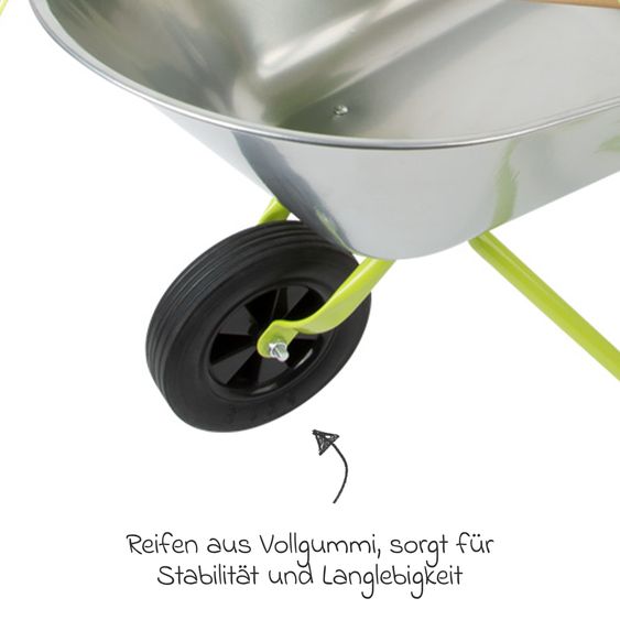 small foot Wheelbarrow with garden tools