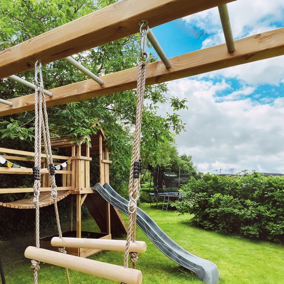 small foot Skateboard Schaukel zum Schaukeln im Sitzen und Stehen - Natur