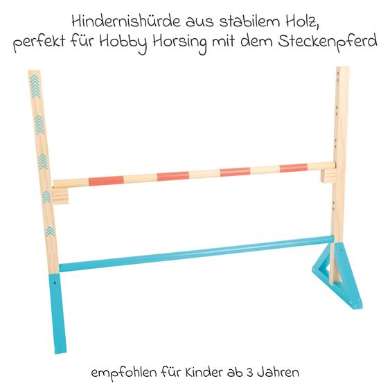small foot Springhindernis Active mit 1 Stange - Hobby Horse - Bunt