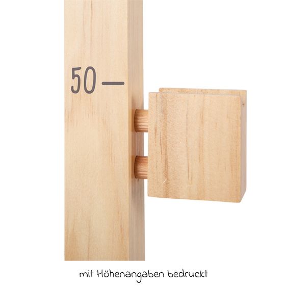 small foot Springhindernis mit 2 Stangen & 3 Deko-Fahnen - Hobby Horse - Bunt