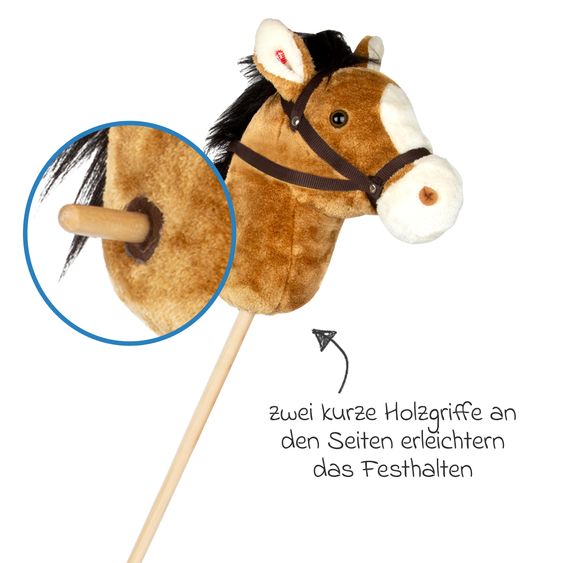 small foot Steckenpferd Nico - Braun