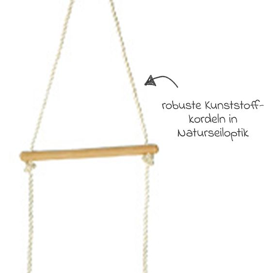 small foot Strickleiter mit 6 Sprossen - Natur