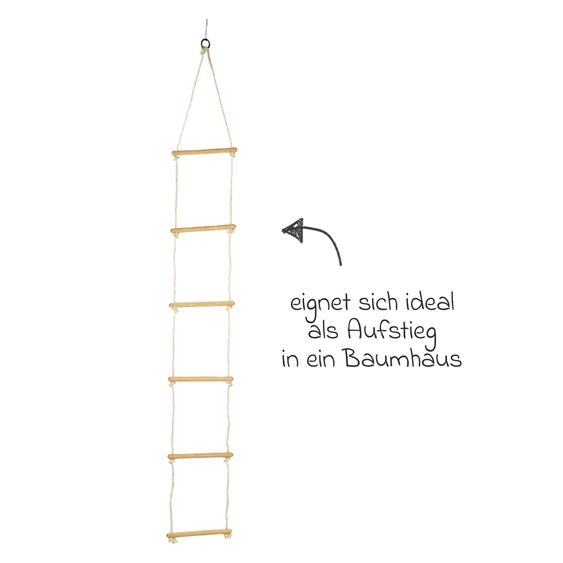 small foot Strickleiter mit 6 Sprossen - Natur