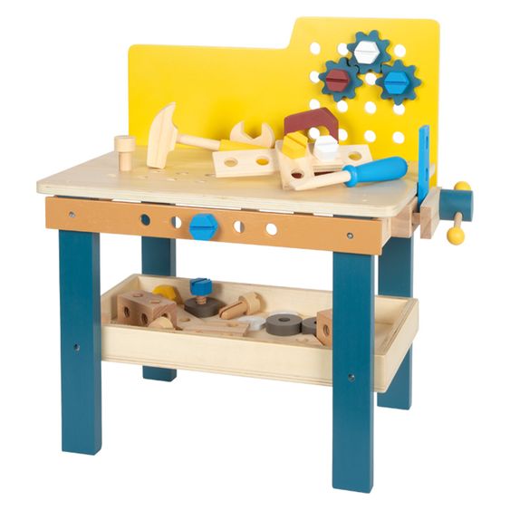 small foot Werkbank mit Werkzeugen und umfangreichem Zubehör - Workshop - Bunt