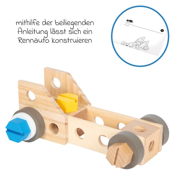 small foot Établi avec Outils et Accessoires Complets - Atelier - Multicolore