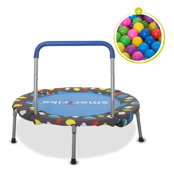 Smart Trike Bällebad & Trampolin Folding 3 in 1 + 100 Bälle