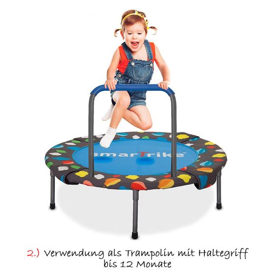 Smart Trike Bällebad & Trampolin Folding 3 in 1 + 100 Bälle