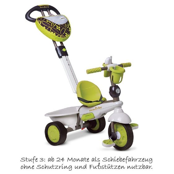 Smart Trike Dreirad Dream 4 in 1 mit Touch Steering - Green