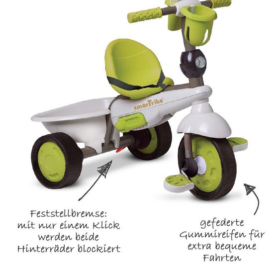 Smart Trike Dreirad Dream 4 in 1 mit Touch Steering - Green