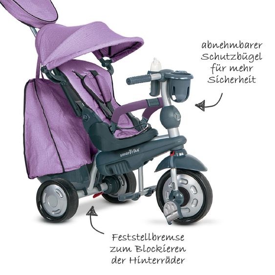 Smart Trike Tricycle Explorer 5 in 1 with Touch Steering - Purple