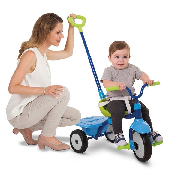 Smart Trike Dreirad Folding Fun 2 in 1 - Blau Grün