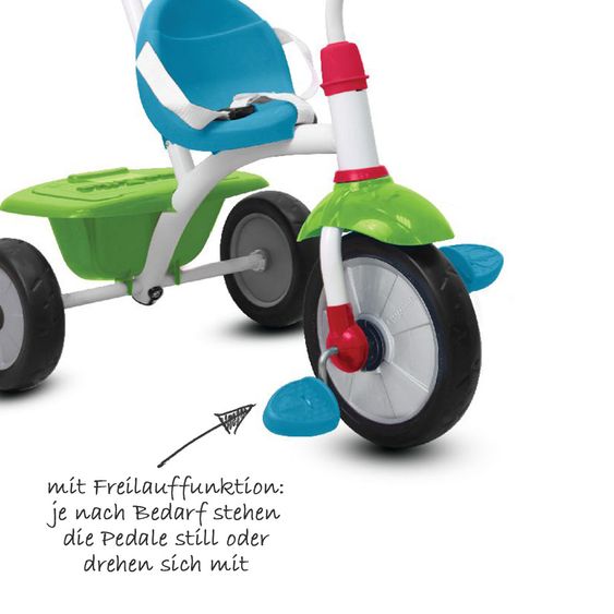 Smart Trike Dreirad Fun Plus - Blue Green Red