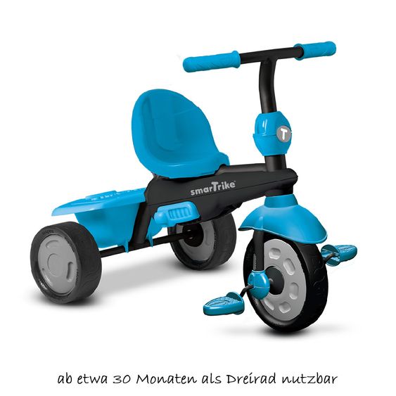 Smart Trike Dreirad Glow 4 in 1 mit Touch Steering - Blue