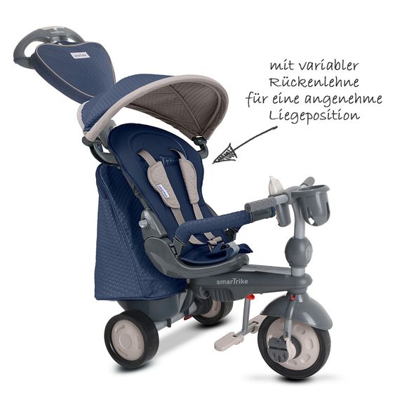 Smart Trike Dreirad Recliner Infinity 5 in 1 mit Touch Steering - Blue