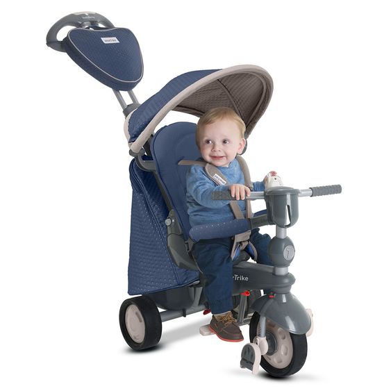 Smart Trike Dreirad Recliner Infinity 5 in 1 mit Touch Steering - Blue