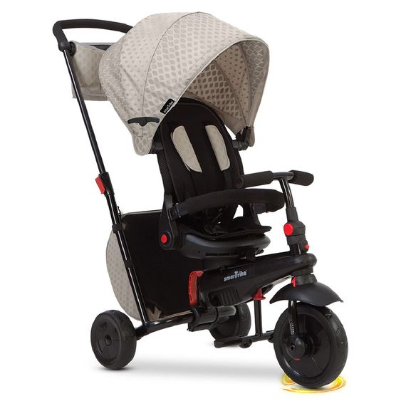 Smart Trike Dreirad smarTfold 700 - 8 in 1 mit Touch Steering - Grey
