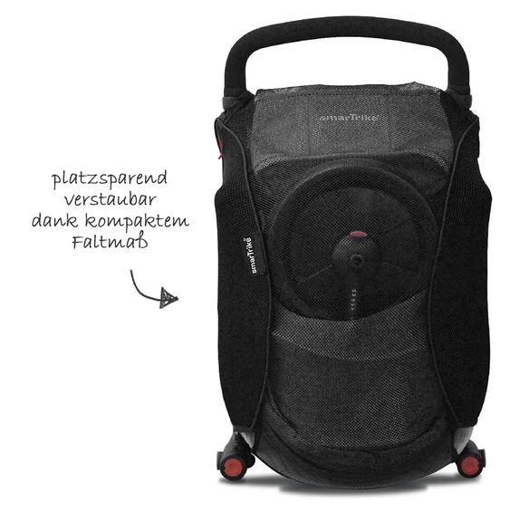 Smart Trike Dreirad smarTfold 700 - 8 in 1 mit Touch Steering - Grey