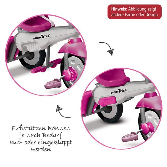 Smart Trike Dreirad Spark 4 in 1 mit Touch Steering - Black & White