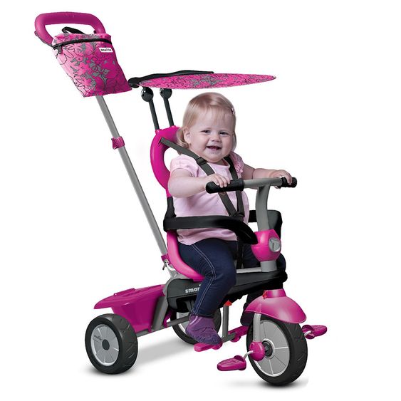 Smart Trike Dreirad Vanilla 4 in 1 mit Touch Steering - Pink