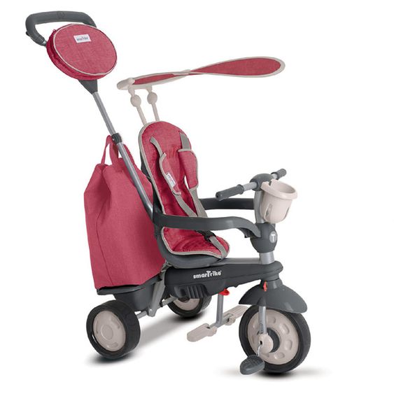 Smart Trike Dreirad Voyage 4 in 1 mit Touch Steering - Red