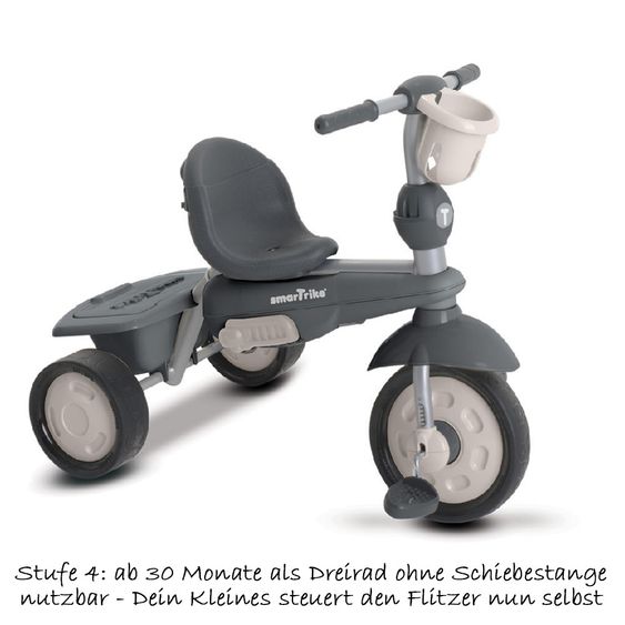 Smart Trike Dreirad Voyage 4 in 1 mit Touch Steering - Red