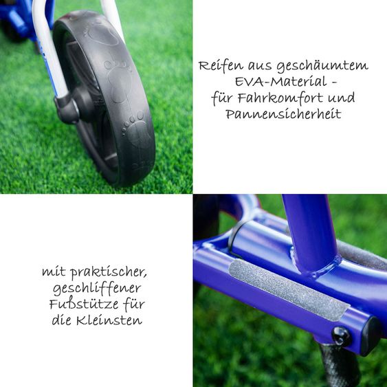 Smart Trike Running Wheel Folding Balance Bike - Blu