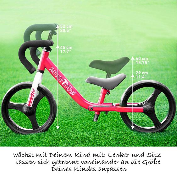 Smart Trike Running Wheel Folding Balance Bike - Red